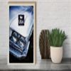 FEMER Wooden Sign Travel 30 x 40 cm America Classic Cars White Dream Cars view 4