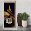 Femer Wooden Sign Travel 12 x 16 in Retro Eiffel Tower Paris view 4