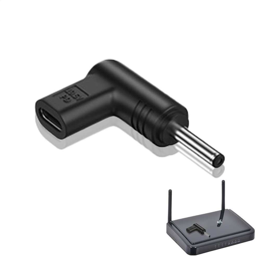 Generic USB-C Female-to-DC Adapter, 19.5 V