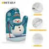 Christmas Snowman Oven Mitt and Pot Holder Set view 3