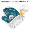 Christmas Snowman Oven Mitt and Pot Holder Set view 4