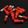 FOPURE 4.8 mm Red Female/Male Electrical Wiring Connectors, Insulated Crimp Spade Terminals view 1