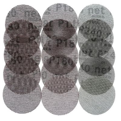 NINHFTDROU Sanding Discs, 15 Pieces, 3 in/75 mm, Anti-Clogging, Grit 80–240 (80)