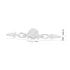 BUGUUYO European Zinc Alloy Dresser Handle with Rose Pattern view 2