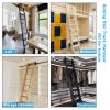 TWHZSAI 3,324-Foot Sliding Ladder Hardware Kit for Libraries, Roller System, 12 ft/366 cm Rail Kit, Ladder Not Included view 4