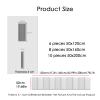 Self-Adhesive Wall Cushions, 3 cm Thick, White and Gray, 10 Pieces view 2