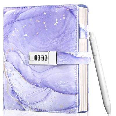 CAGIE Girls' Locking Diary with Pen, 192 Pages