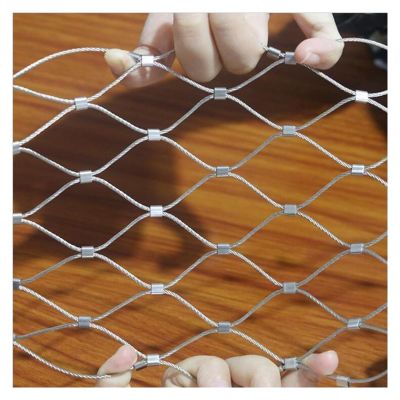 VXHCS 304 Stainless Steel Cable Net, 3 cm Mesh, 1.5 mm Flexible Metal Mesh, 1.5 x 1.5 m