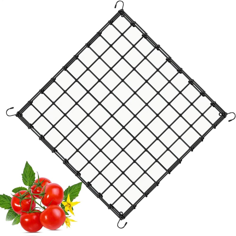 Heavy-Duty Garden Trellis Netting with Hooks