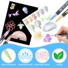 Deepton 12-Color Outline Marker Set, Double-Line Glitter Pens view 3