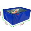 Portable PVC Canvas Aquarium Pool with Drain Valve, 0.5 mm, for Koi and Turtles view 2