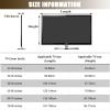 Hixingo TV Cover for 32–80 Inch TVs, Dustproof Printed Protective Cover for TVs and Monitors, Indoor Home Use, 46–50 Inch Sunflower view 2
