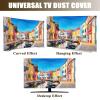 Hixingo TV Cover for 32–80 Inch TVs, Dustproof Printed Protective Cover for TVs and Monitors, Indoor Home Use, 46–50 Inch Sunflower view 4