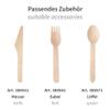 1000 NATUREStar Wooden Coffee Spoons, FSC 100%, 11 cm view 3