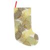 NBHDZENGW Exotic Tropical Pineapple Plush Christmas Stocking, Personalized, Black, One Size view 1