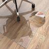 Transparent PVC Chair Mat for Hard Floors, 100 x 130 cm view 1