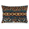 FZQVSWTX Rectangular Pillow Cover, 12 x 20 in, African Tribal Pattern, Printed Plush Lumbar Cushion Cover view 1