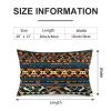 FZQVSWTX Rectangular Pillow Cover, 12 x 20 in, African Tribal Pattern, Printed Plush Lumbar Cushion Cover view 2