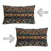 FZQVSWTX Rectangular Pillow Cover, 12 x 20 in, African Tribal Pattern, Printed Plush Lumbar Cushion Cover view 3