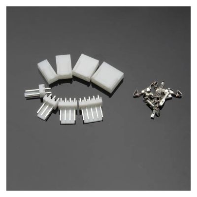 LTRAJUYNH YT 150-Piece JST-XH 2.54 mm White Male/Female Terminal Housing and Pin Header Connector Kit, 2/3/4/5-Pin, with Box Adapter Kits