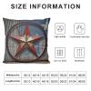 Plush Square Pillow Cover, 12 x 12 in, American Western Texas Star view 2