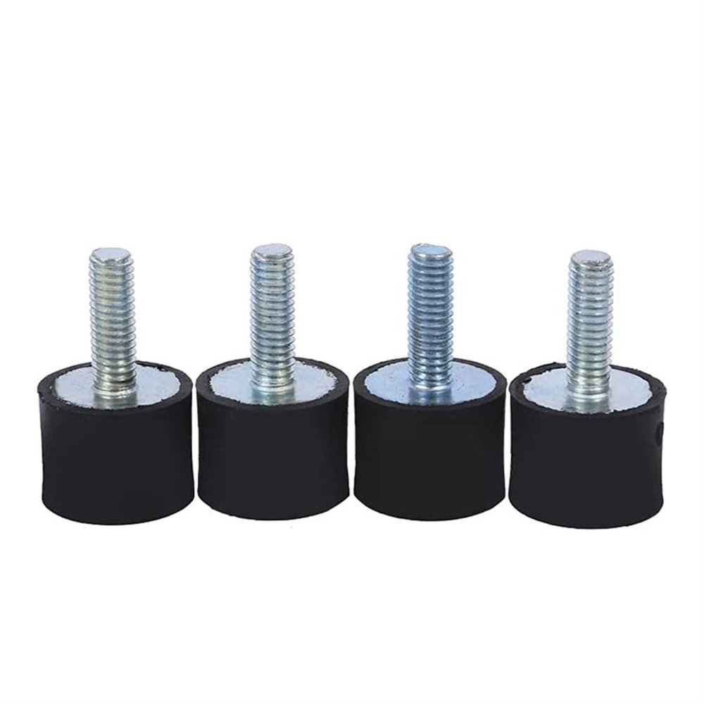 MAAPCHP Stud Bushing, 4-Piece Set, M3/M4/M5, Single External Thread, Rubber Shock Absorber and Anti-Vibration Isolator