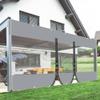 TMGJShd Waterproof Transparent PVC Tarp, 2.2 x 4.4 m, with Grommets and Zipper, Gray, 0.5 mm view 1