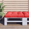 Brokky Red Outdoor Pallet Cushion 80 x 80 x 12 cm view 1