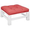 Brokky Red Outdoor Pallet Cushion 80 x 80 x 12 cm view 3