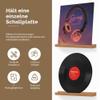 NIUBEST Wall-Mounted Vinyl Record Holders, 6-Pack, Wood Color view 3