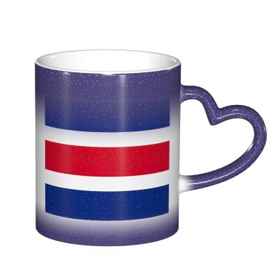 Costa Rica Flag Heat-Reactive Mug