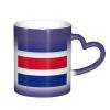 Costa Rica Flag Heat-Reactive Mug view 1