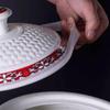 Rice Dispenser, Large Rice Container, Ceramic Grain Storage Container with Lid view 2