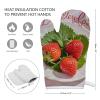 Oven Mitt and Potholder Set, 2-Piece, Strawberry Design view 2