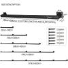 Matte Black Wrought Iron Handrail for Exterior and Interior Stairs, 3 m, Wall-Mounted, Non-Slip view 2