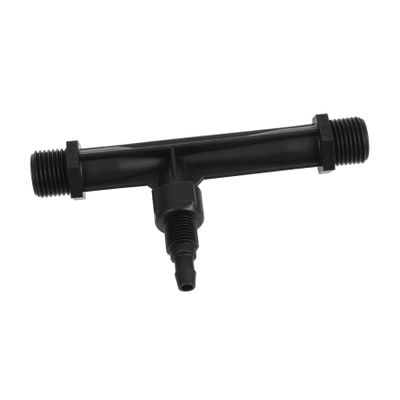 Sosoport Garden Irrigation Fertilizer Injector, Venturi, Black