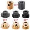 ECOLFE Module 0.8 Spur Gear, 6 mm Bore, 15/20/24/30 Teeth view 2