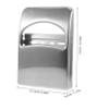 Stainless Steel Dispenser for Half-Folded Toilet Seat Covers, Wall-Mounted view 2