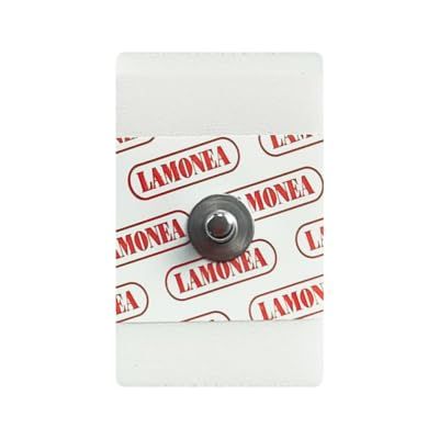 LAMONEA SF102-100 Disposable Electrodes, 28 x 44 mm, Oval, Steel Connector, Solid Hydrogel, Ag/AgCl Sensor