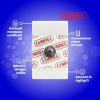 LAMONEA SF102-100 Disposable Electrodes, 28 x 44 mm, Oval, Steel Connector, Solid Hydrogel, Ag/AgCl Sensor view 3