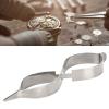 Jewelry Soldering Tweezers, Cross-Locking Rebound Clip, Straight Tip, Stainless Steel, Insulated view 2