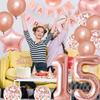 Rose Gold 15th Birthday Party Decoration Set view 4