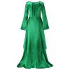Women's Long Gothic Medieval Renaissance Dress view 3