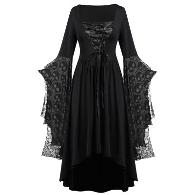 Women's Medieval Gothic Renaissance Maxi Dress Costume