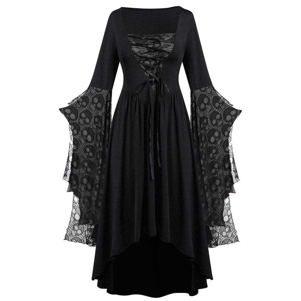 Women's Medieval Gothic Renaissance Maxi Dress Costume