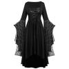 Women's Medieval Gothic Renaissance Maxi Dress Costume view 1