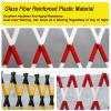 Retractable Traffic Barrier, Black/Yellow, 600 cm/19.6 ft view 4