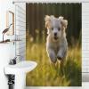FZQVSWTX Waterproof Puppy Shower Curtain, Polyester, 183 x 183 cm view 4