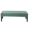 JYOGCEPF Stretch Bench Cover, Removable PU Leather Bench Slipcover, Soft, Highly Elastic, Washable, Waterproof, Green view 1