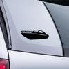 Stickerfreaks Motorboat Yacht Coast Luxury Decal – Brown, 29 x 10 cm view 3